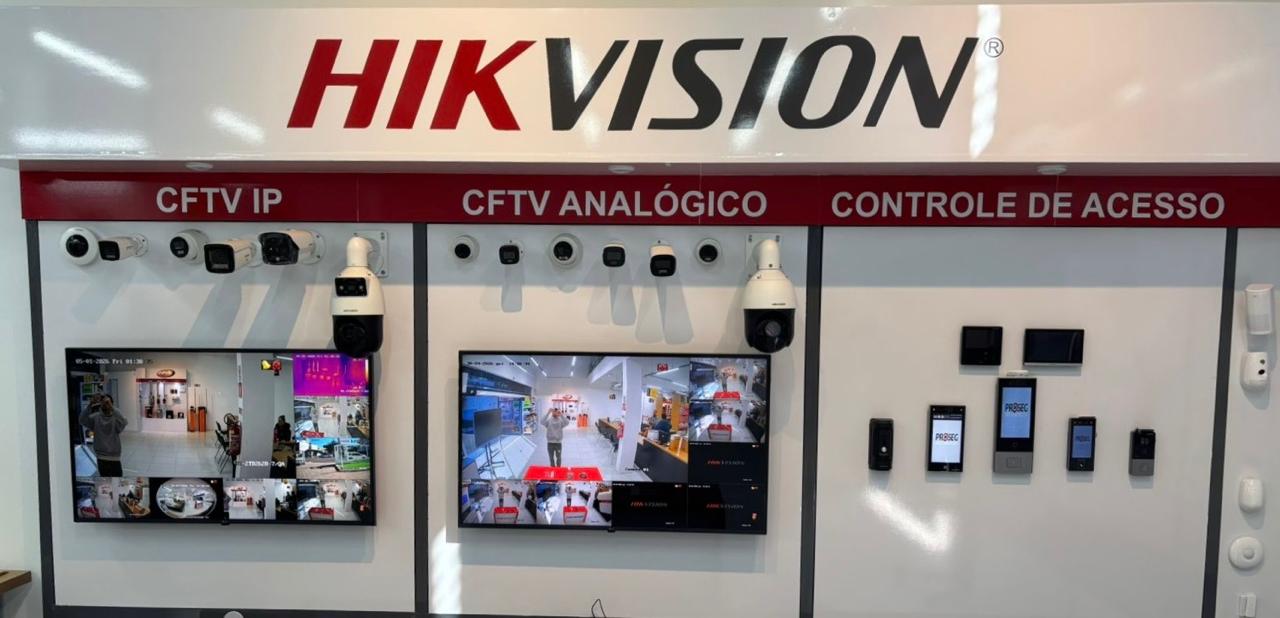 Showroom de equipamentos Hikvision